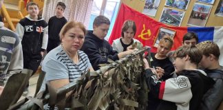 Школьникам Рязанского района рассказали о параде 1941 года