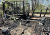 На пожаре в Заокском пострадала женщина