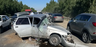 В Рязанском округе Toyota столкнулась с «десяткой», пострадали три человека