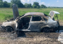 В Кораблине Рязанского округа сгорел автомобиль